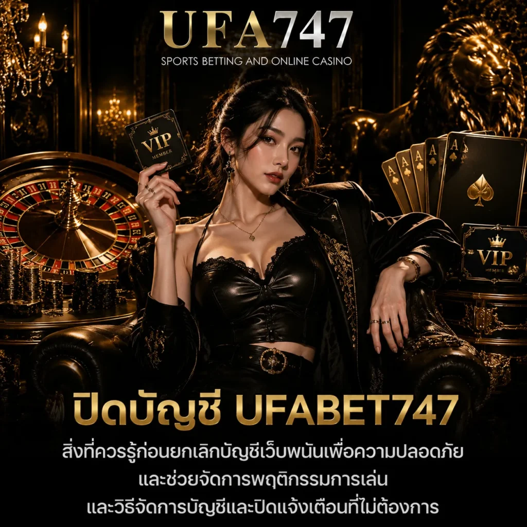 ปิดบัญชี UFABET747